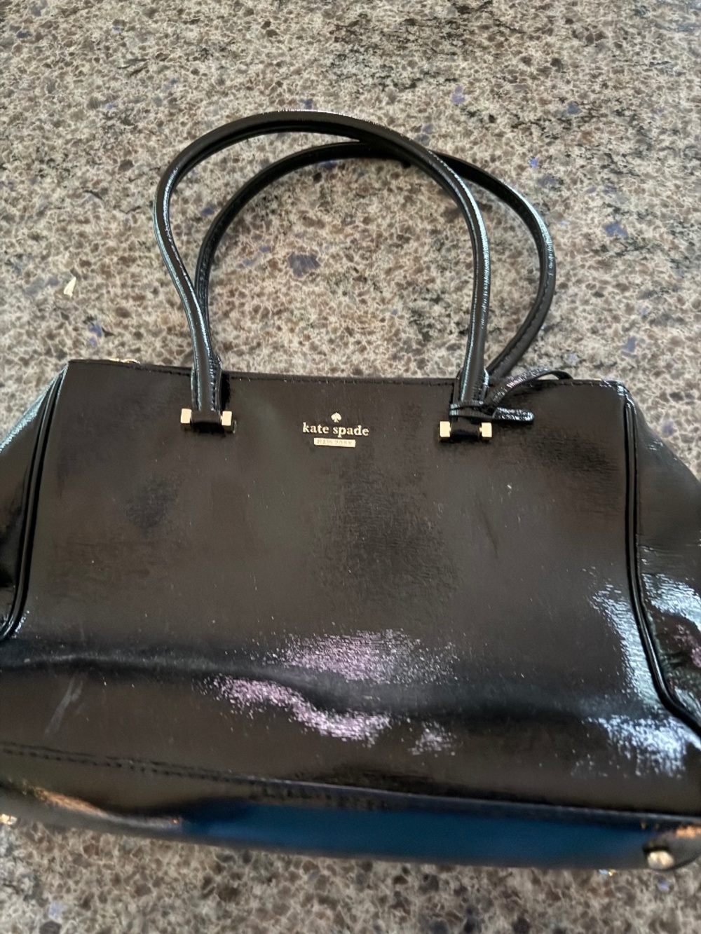 Kate Spade Shiny Black Handbag